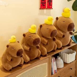 Gấu Bông Capybara Đội Vịt Con Ngộ Nghĩnh Đáng Yêu Lotso.vn Chuột lang nước nhồi bông cao cấp