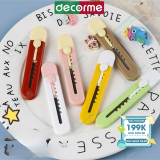 Dao bấm dọc giấy mini DecorMe dao unbox tiện lợi