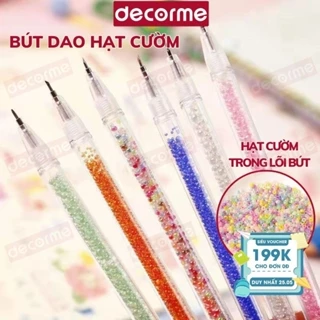 Dao rọc giấy DecorMe bút dao tỉa sticker washi bút dao trổ dùng rọc giấy, cắt tỉa, unboxing dụng cụ văn phòng phẩm