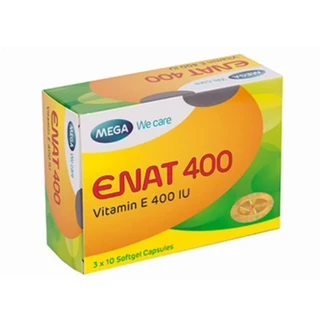 CHÍNH HÃNG - Viên uống đẹp da Enat 400 IU (hộp 30 viên)