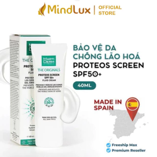 Kem Chống Nắng Martiderm Phổ Rộng Cho Da Dầu, Mụn, Nám Và Tăng Sắc Tố The Proteos Screen SPF50+ 40ml New