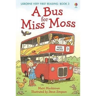 Sách - Usborne Very First Reading A Bus For Miss Moss