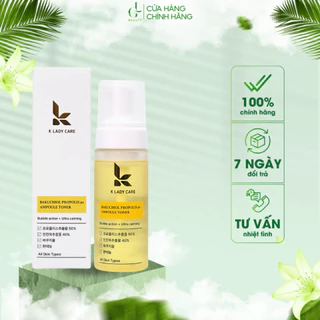 Nước hoa hồng keo ong Bakuchiol K Lady Care thu nhỏ lỗ chân lông, chống lão hóa da,chống oxy hoá và tái tạo làn da 150ml