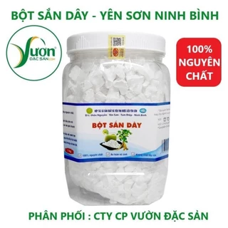 (CHÍNH HÃNG) Bột sắn dây nguyên chất (Hộp 1000g) HTX Yên Sơn Ninh Bình giúp thanh nhiệt tốt cho tiêu hóa - Vườn Đặc Sản