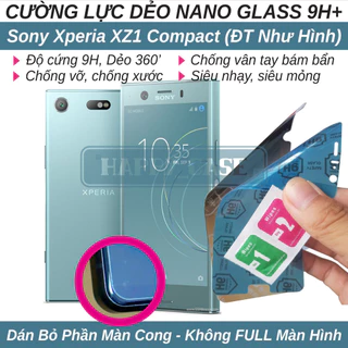 Dán cường lực dẻo nano cho Sony Xperia XZ1 Compact (trong suốt và chống nhìn trộm) không viền đen