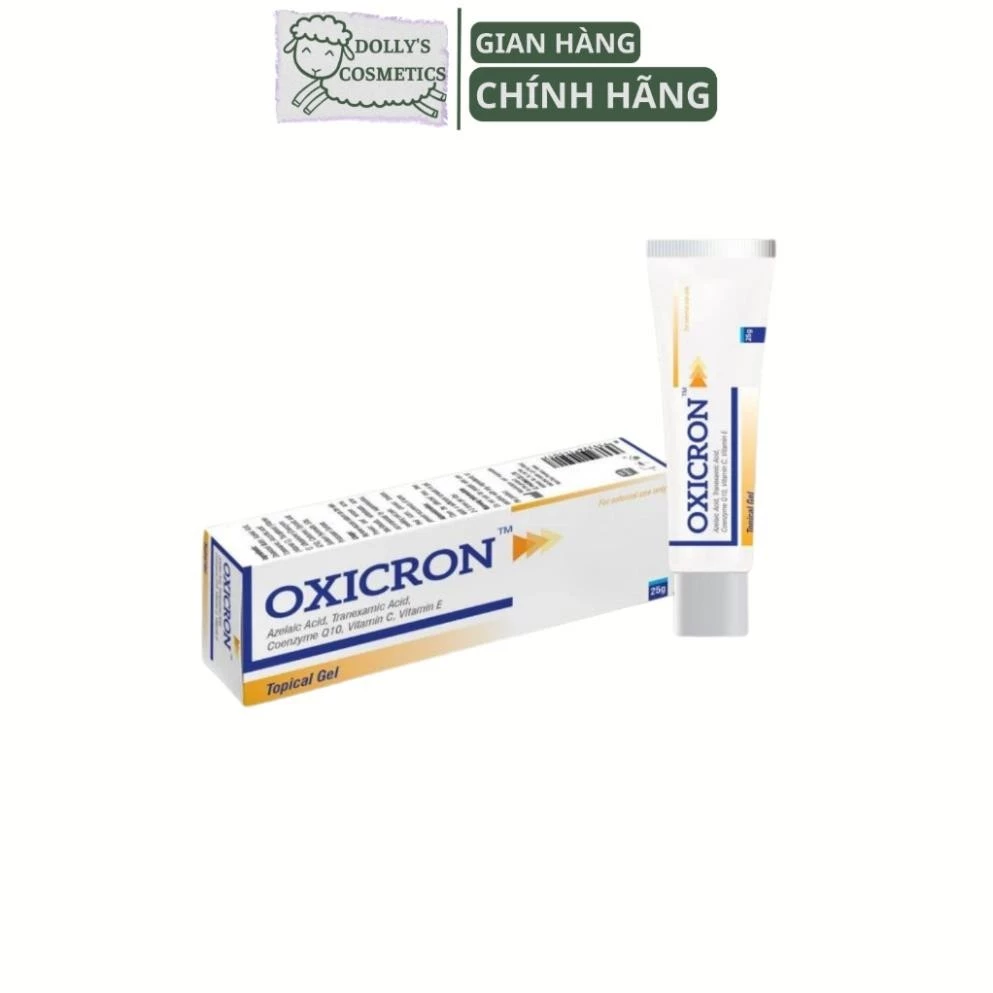 OXICRON 25g - Gel Giúp Giảm Mụn Trứng Cá, Ngừa Thâm, Mờ Sẹo, Dưỡng Da