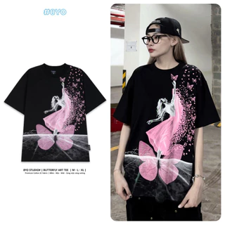 Áo Thun 8YO BUTTERFLY ART Tee Cotton Cao Cấp Local Brand Unisex Nam Nữ Oversize