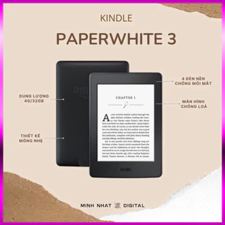 Máy đọc sách Kindle Paperwhite 3 - sale kịch sàn