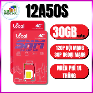 SIM 4G MOBIFONE 12MTD50 - 12mtd150 - MDT350 - 12A50S - Maxdata Trọn Gói 12 Tháng - Sim Ngọc Mai - sale kịch sàn