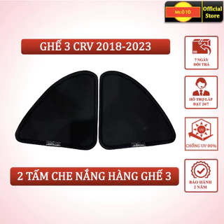 Bộ 2 tấm rèm che nắng hàng ghế thứ 3 xe HONDA CRV 2018-2023 Mr Ô Tô - Chống UV - Bảo hành 2 năm.