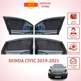 Rèm Che Nắng chống UV Xe Honda Civic 2019-2021 / Civic RS Hàng Loại 1 MR.ÔTÔ -Bảo Hành 2 Năm