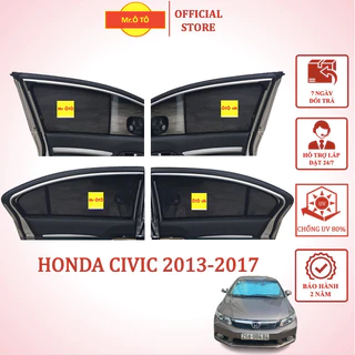 Rèm Che Nắng chống UV Xe  Honda Civic 2013-2017 chống UV - Loại 1 Mr Ô Tô - Bảo hành 2 năm