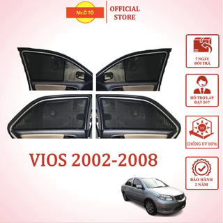 Rèm Che Nắng Xe Toyota Vios 2002-2008 chống UV - Loại 1 Mr Ô Tô - Bảo hành 2 năm