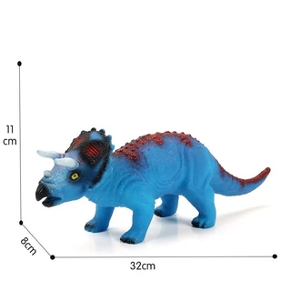 Mô Hình Khủng Long Chân Thật Triceratops - Khủng Long 3 Sừng Có Phát Nhạc