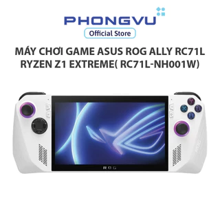 TẶNG KÊ CHÂN| Máy Chơi Game ASUS ROG Ally RC71L Ryzen Z1 Extreme - Trắng (RC71L-NH001W) - Bảo hành 24 tháng