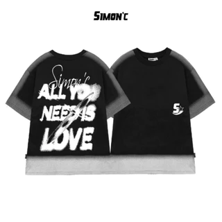 Áo Thun Cổ Tròn Simon'c Need Love - Cotton  Nam Nữ Unisex Tay Lỡ Oversize Local Brand