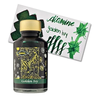 Lọ mực bút máy Diamine  Anh Quốc, Lọ Mực Diamine Shimmer Golden Ivy 50ml