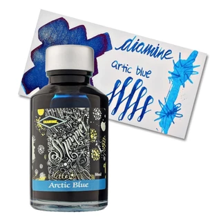 Lọ mực bút máy Diamine  Anh Quốc, Lọ Mực Diamine Shimmer Arctic Blue 50ml