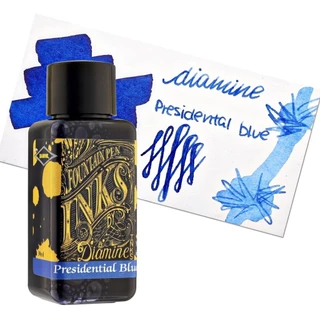 Lọ mực bút máy Diamine  Anh Quốc, Lọ Mực Diamine Presidential Blue 30ml