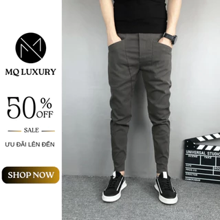 Quần Jogger Kaki Nam - JG6 Cạp Chun Bo Gấu Phối Túi Trước Năng Động Trẻ Trung MQ LUXURY 79