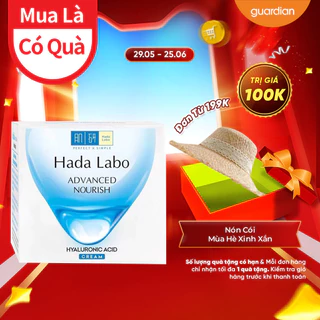 Kem Dưỡng Ẩm Advanced Nourish Hyaluronic Acid Cream Hada Labo 50Gr