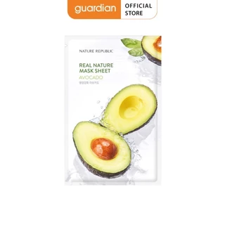 Mặt Nạ Bơ Real Nature Avocado Mask Sheet Nature Republic 23ml