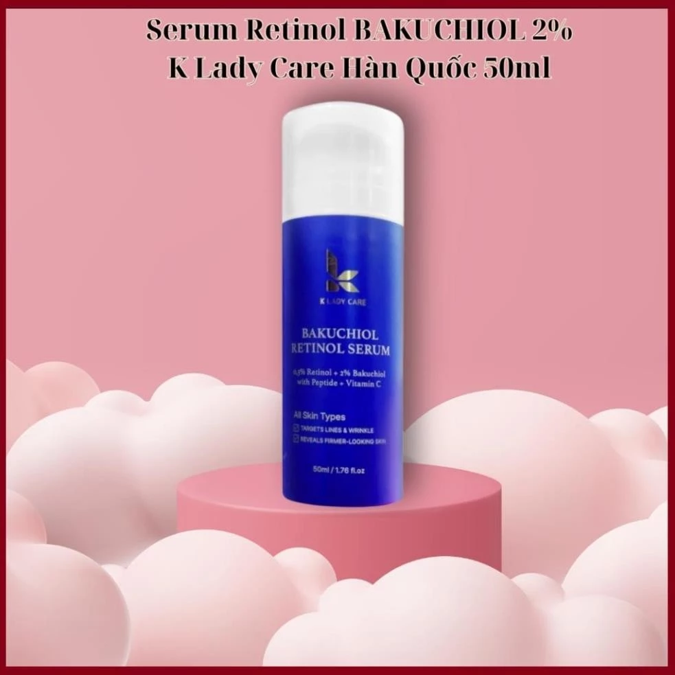 Serum Retinol BAKUCHIOL 2% K Lady Care Hàn Quốc 50ml