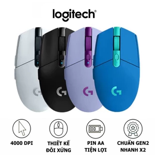 Chuột Máy Tính Gaming Không Dây Logitech G304 Wireless 6 Nút Gồm Pin, Pin 250h - VINATECH