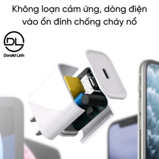 Bộ Sạc nhanh 20W ổn định chống cháy nổ, không nóng máy, bảo hành 12 tháng 1 đổi 1,HH