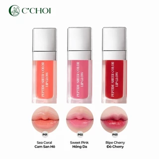 Son dưỡng bóng C'Choi PEPTIDE SHEER COLOR LIP GLOW