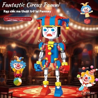 Tương Thích Với Lego Magic Circus Pamni Trò Chơi Chú Hề Hạt Nhỏ Cậu Bé Và Cô Gái Đồ Chơi Lắp Ráp Xếp Hình S94Z