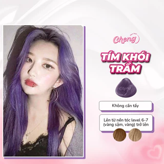 Thuốc Nhuộm Tóc Màu TÍM KHÓI TRẦM Không Tẩy | Chenglovehair, Chenglovehairs