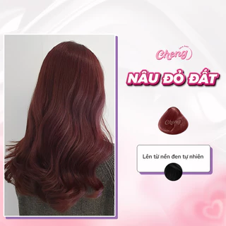 Thuốc nhuộm tóc màu NÂU ĐỎ ĐẤT không cần tẩy tóc | Chenglovehairs, Chenglovehair, Chengloveshair