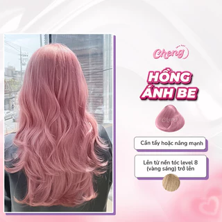 Thuốc Nhuộm Tóc Màu HỒNG NHẠT - Hồng Ánh Be | Chenglovehair, Chenglovehairs