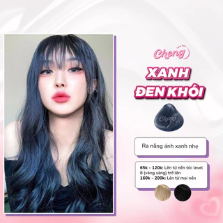 Thuốc Nhuộm Tóc Màu XANH ĐEN KHÓI Không Tẩy | Chenglovehair, Chenglovehairs