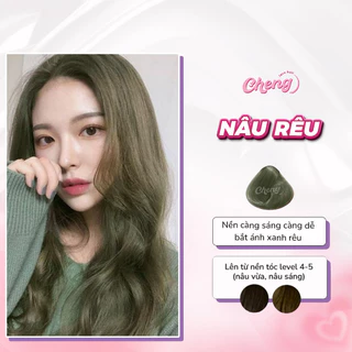 Thuốc Nhuộm Tóc Màu NÂU RÊU Không Tẩy | Chenglovehair, Chenglovehairs