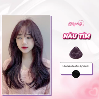 Thuốc Nhuộm Tóc Màu NÂU TÍM Không Tẩy | Chenglovehair, Chenglovehairs