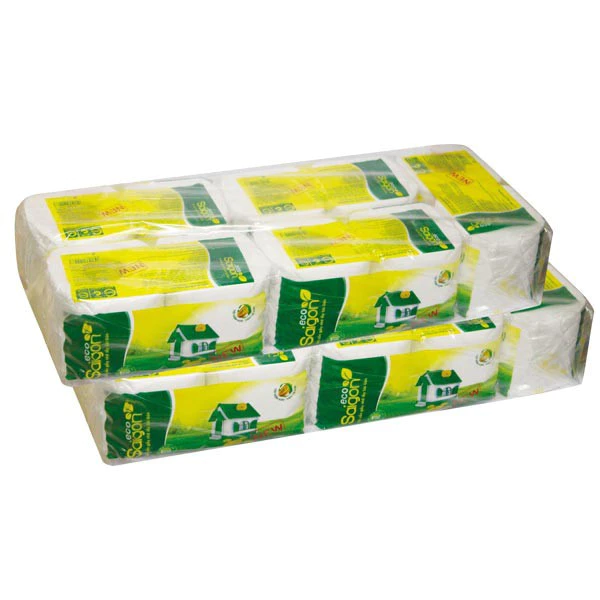 Lốc 10 Cuộn Giấy Vệ Sinh Sài Gòn Eco 2 New / Hàng Chính Hãng - G23
