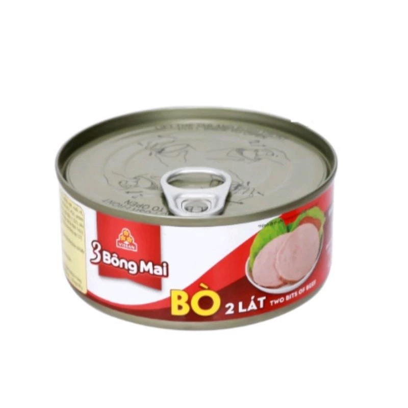 Vissan Bò 2 lát 3 bông mai hộp 150g Date 2028 - V31