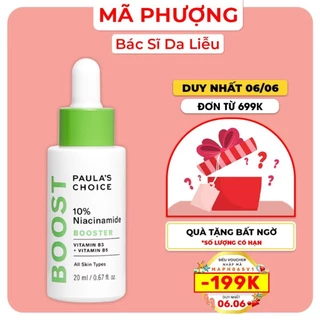 SERUM THU NHỎ LỖ CHÂN LÔNG 10% NIACINAMIDE PAULA'S choice 20ml