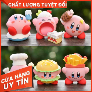 {loại 1} Blindbox lucky box tượng Kirby pokemon dễ thương decor bàn học bàn làm việc ô tô charm tiểu cảnh