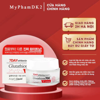 Kem Dưỡng Trắng Da, Mờ Thâm Nám Chỉ Trong 7 Ngày Angel's Liquid 7 Day Glutathione 700 V-Cream 50ml