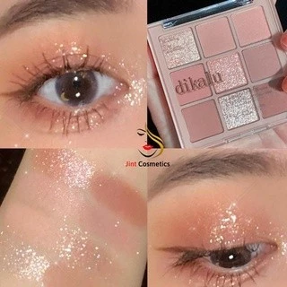 🎀 yakult 🎀Bảng Phấn Mắt 9 Màu Dikalu Tone Nude Loại Mới Hàng Nội Địa Trung