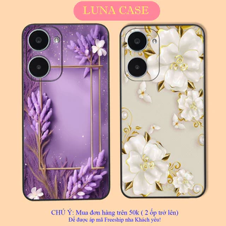 Ốp lưng Realme 10 / 10 PRO PLUS 5G in hình họa tiết hoa sang trọng LUNA CASE