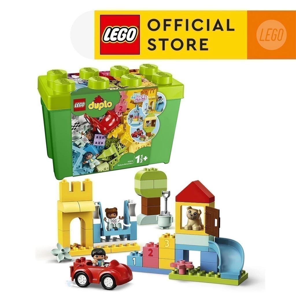 LEGO DUPLO 10914 Thùng Gạch Duplo Sáng Tạo ( 85 Chi tiết) Đồ chơi lắp ráp giáo dục mầm non