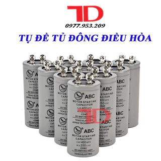 Tụ điện, capa phóng, tụ đề từ 100/250v đến 1000/250v dùng trong tủ mát tủ đông, tụ điều hòa Điện Lạnh Thuận Dung