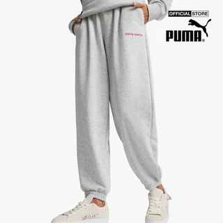 PUMA - Quần jogger nữ lung thun Team 538382-04