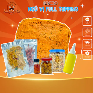 Bánh Tráng Dẻo Tôm Ngũ Vị Full Topping - Xưởng Bánh Tráng Hà Nội