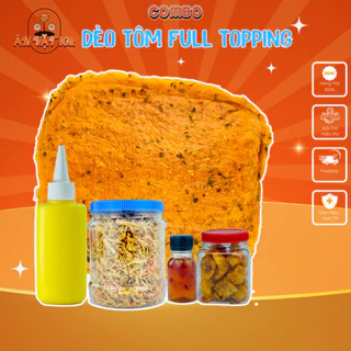 Combo Bánh Tráng Phơi Sương Dẻo Tôm Full Topping - Xưởng Bánh Tráng Hà Nội