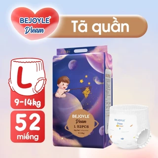 Bỉm Bejoyle tã quần chính hãng cho bé 52 miếng – size S/M/L/XL/XXL/XXXL